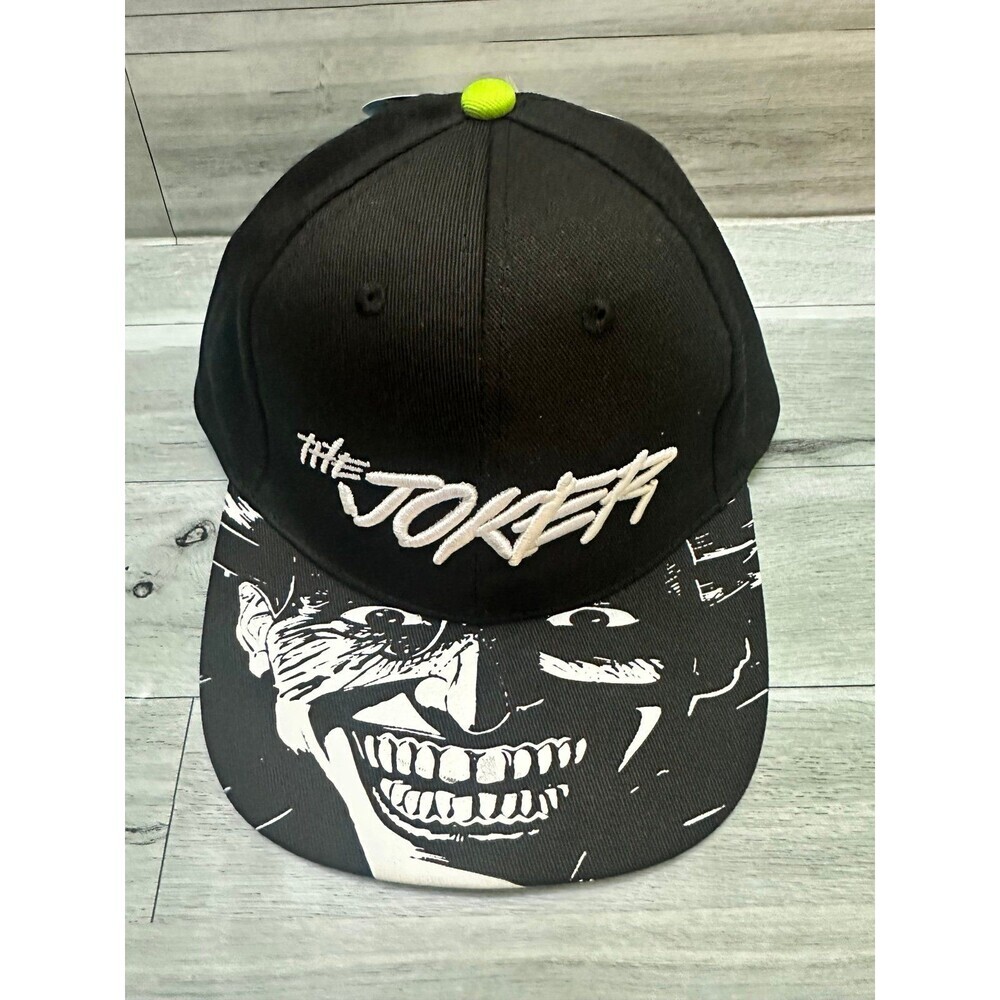 Batman DC Comics Black and White The Joker Graphic Snapback - Picture 5 of 7